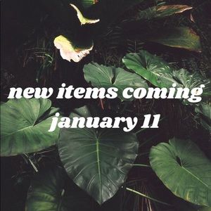 new items